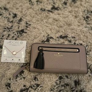 Kate Spade Tan and Black Wallet
